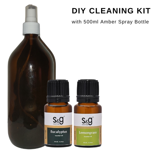 DIY Cleaning Kit with 500ml Spray Bottle