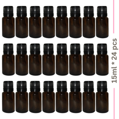 15ml Amber glass bottles / amber glass bottles 15ml with leak proof inner cap Cap