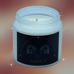 Aries Birthday Gift | Zodiac Boy Birthday Gifts| Soy Wax Candle | Gifts for him