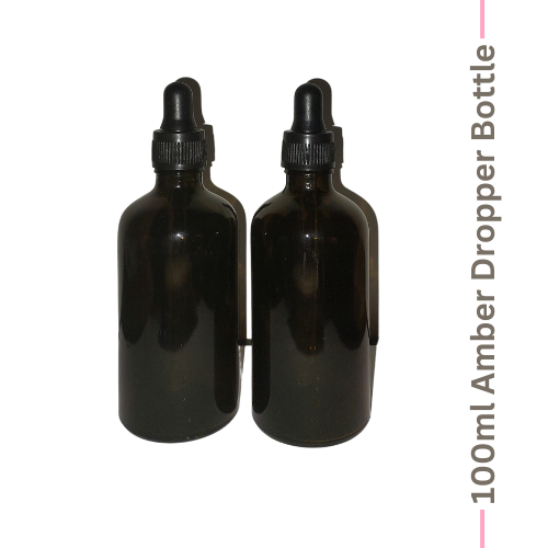 100ml Amber Glass Dropper Bottle Deo