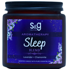 Luxury sleep candle | Soy Wax | Lavender candles for sleep | Aromatherapy for sleep | Sleep Inducing Candle |200g Net Weight