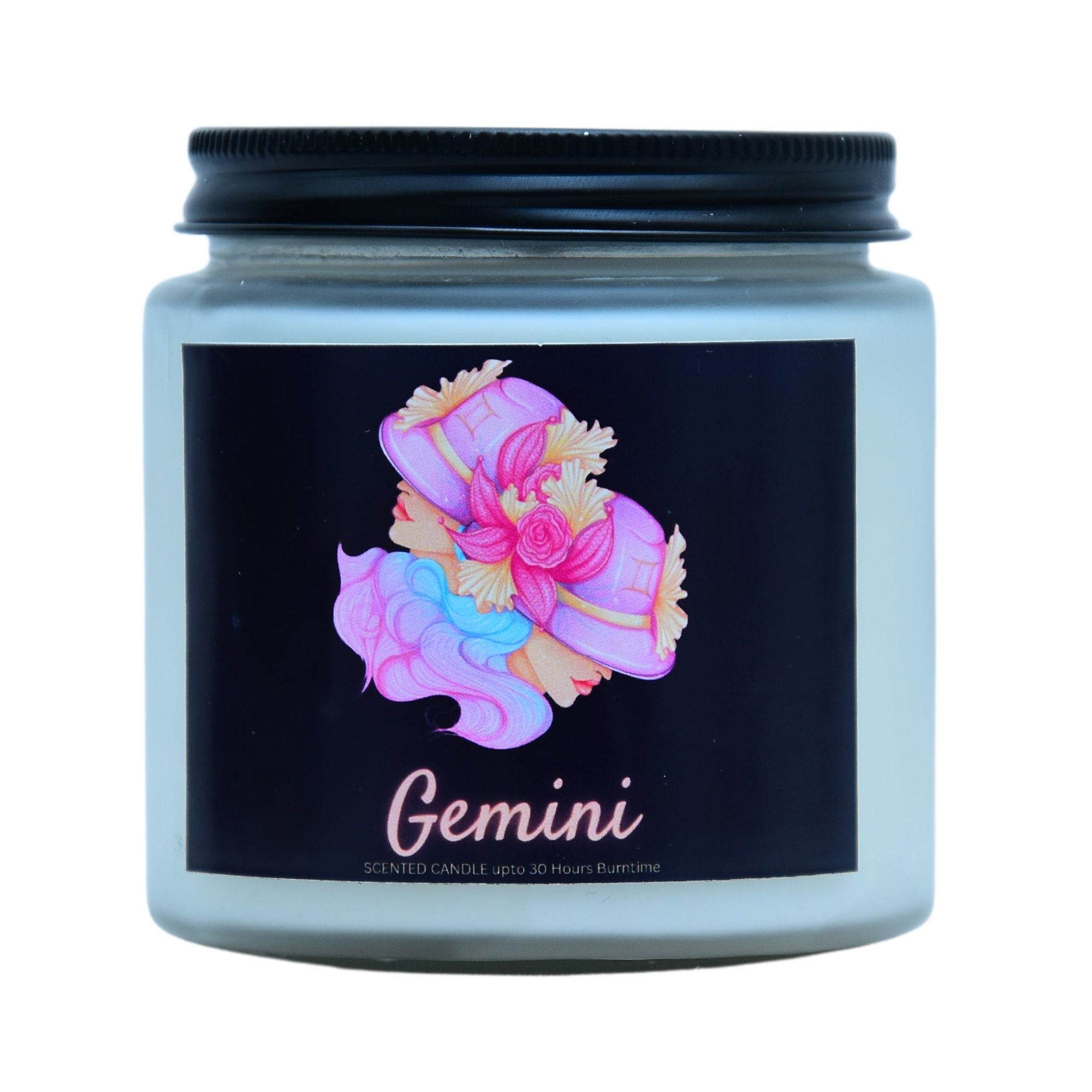 gemini zodiac candle