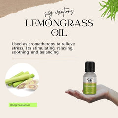 Lemongrass Essential Oil 15ml - SNGCREATIONS