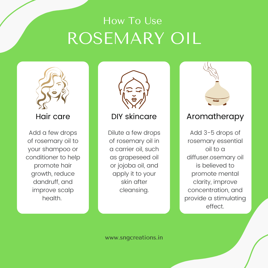 Rosemary Essential Oil 15ml - SNGCREATIONS