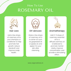 Rosemary Essential Oil 15ml - SNGCREATIONS